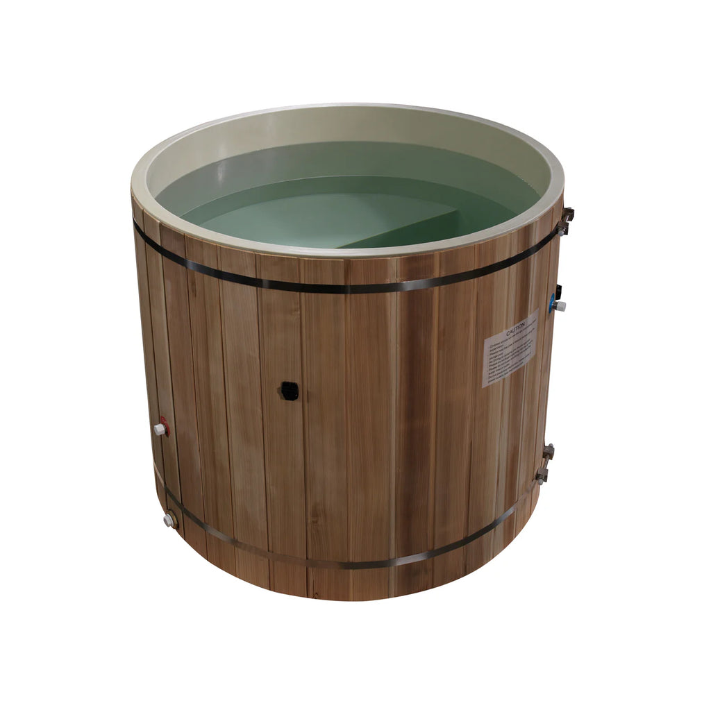 Dynamic Cold Therapy Barrel Spa | Pacific Cedar Plastic Interior