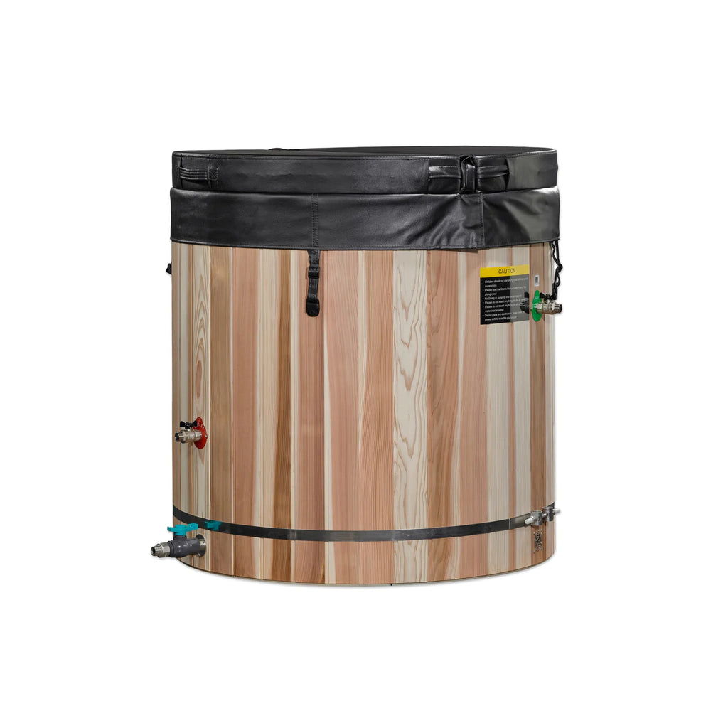 Dynamic Cold Therapy Barrel Spa | Pacific Cedar Stainless Steel Interior