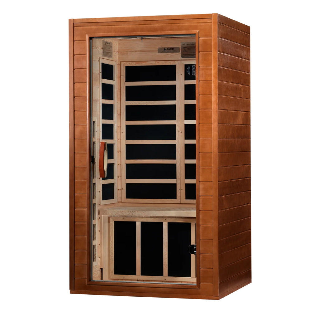 Dynamic Avila Ultra Low EMF Infrared Sauna with Red Light Therapy | 1-2 Person