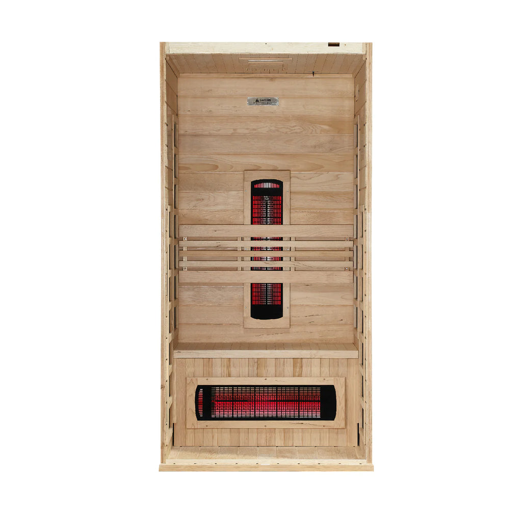 Dynamic Martin Full Spectrum Infrared Sauna with Red Light Therapy | 1-2 Person