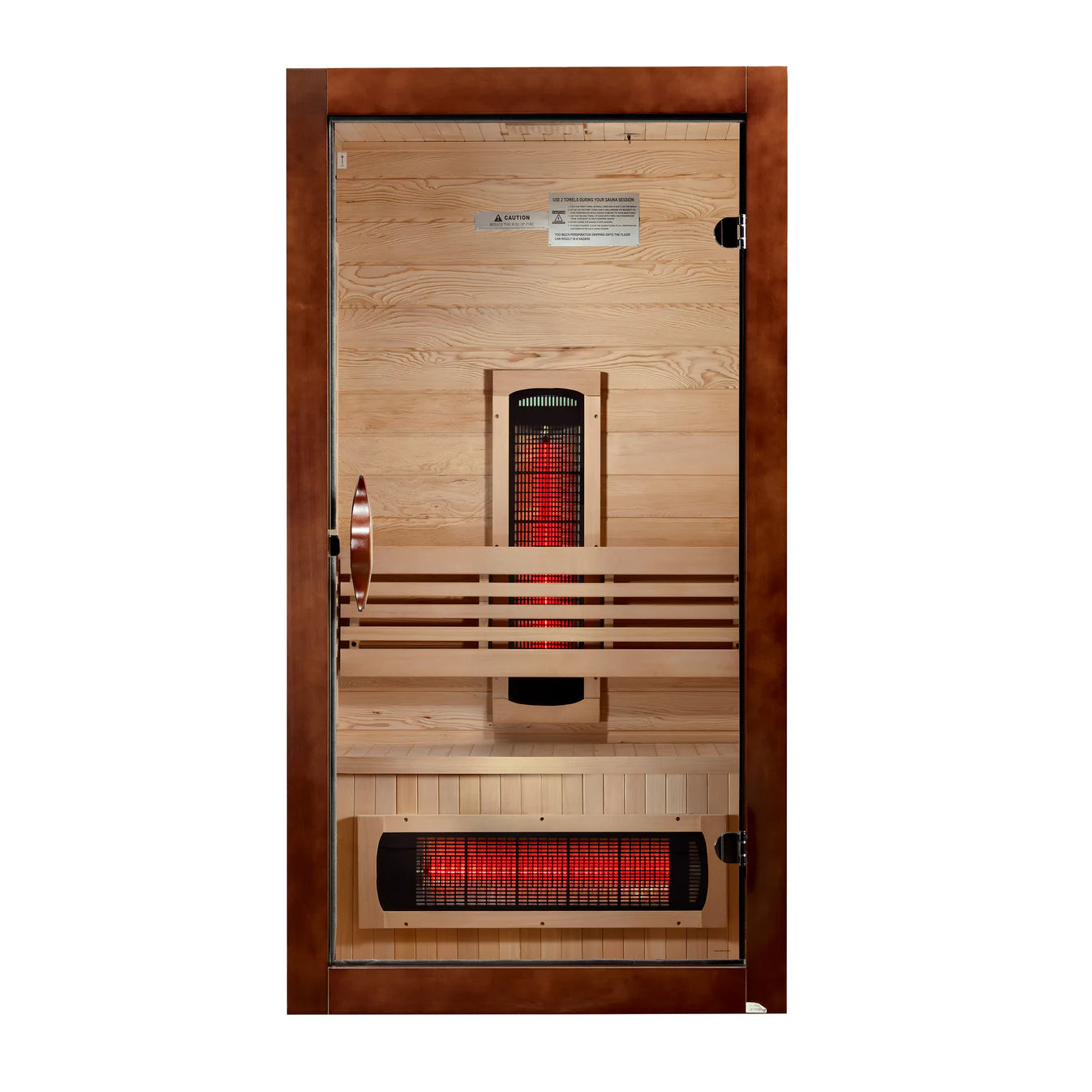 Dynamic Santorini 1-2 Person Full Spectrum Near Zero EMF FAR IR Sauna (DYN-6009-03 FS)