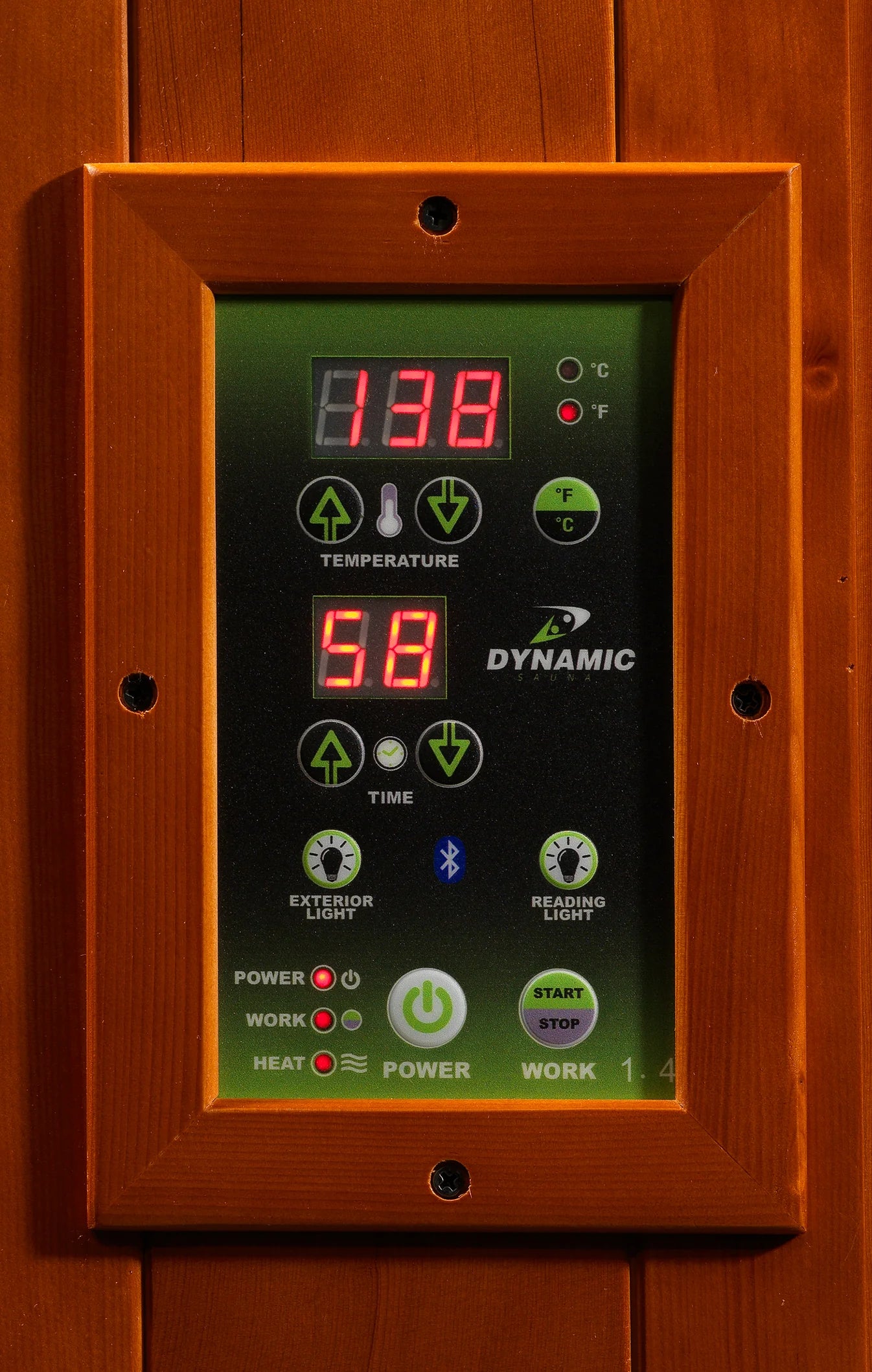 Dynamic Barcelona Low EMF Infrared Sauna with Red Light Therapy | 1-2 Person