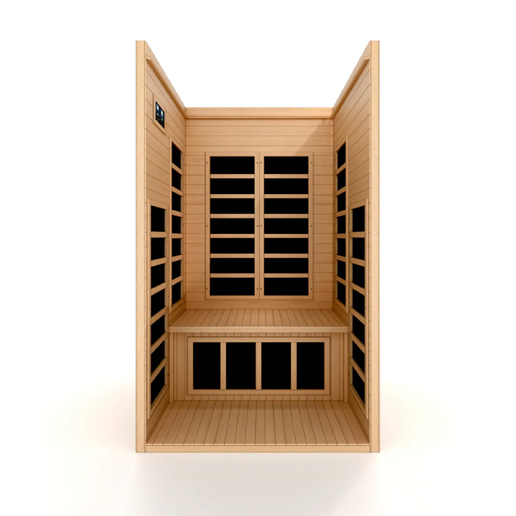 Dynamic Gracia Low EMF Infrared Sauna with Red Light Therapy | 1-2 Person