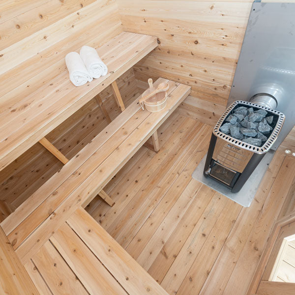 CT Georgian Cabin Sauna with Porch