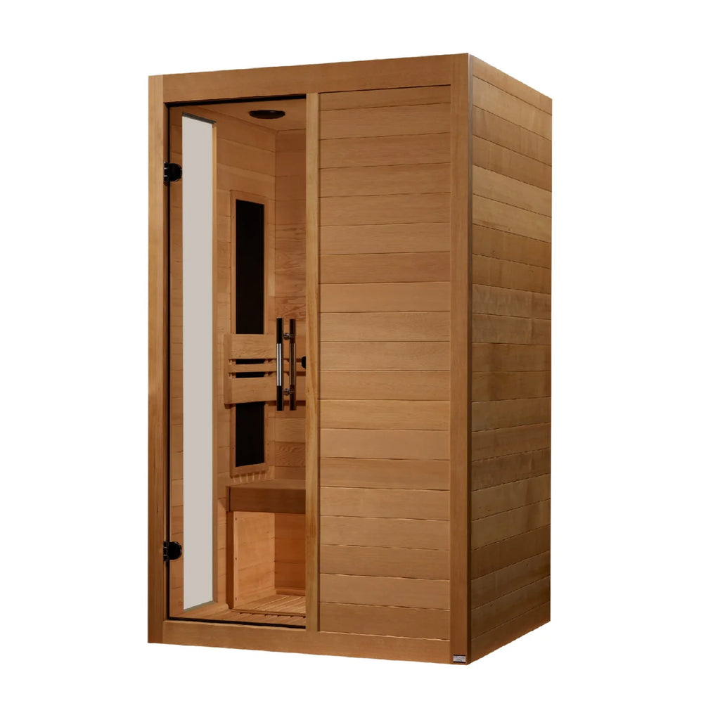 Dynamic Veneto Elite Ultra Low EMF Infrared Sauna with Red Light Therapy | 1-2 Person
